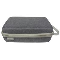 Estuche organizador Roadtrip M, 17 x 12 x 8 cm, rígido, nylon, gris